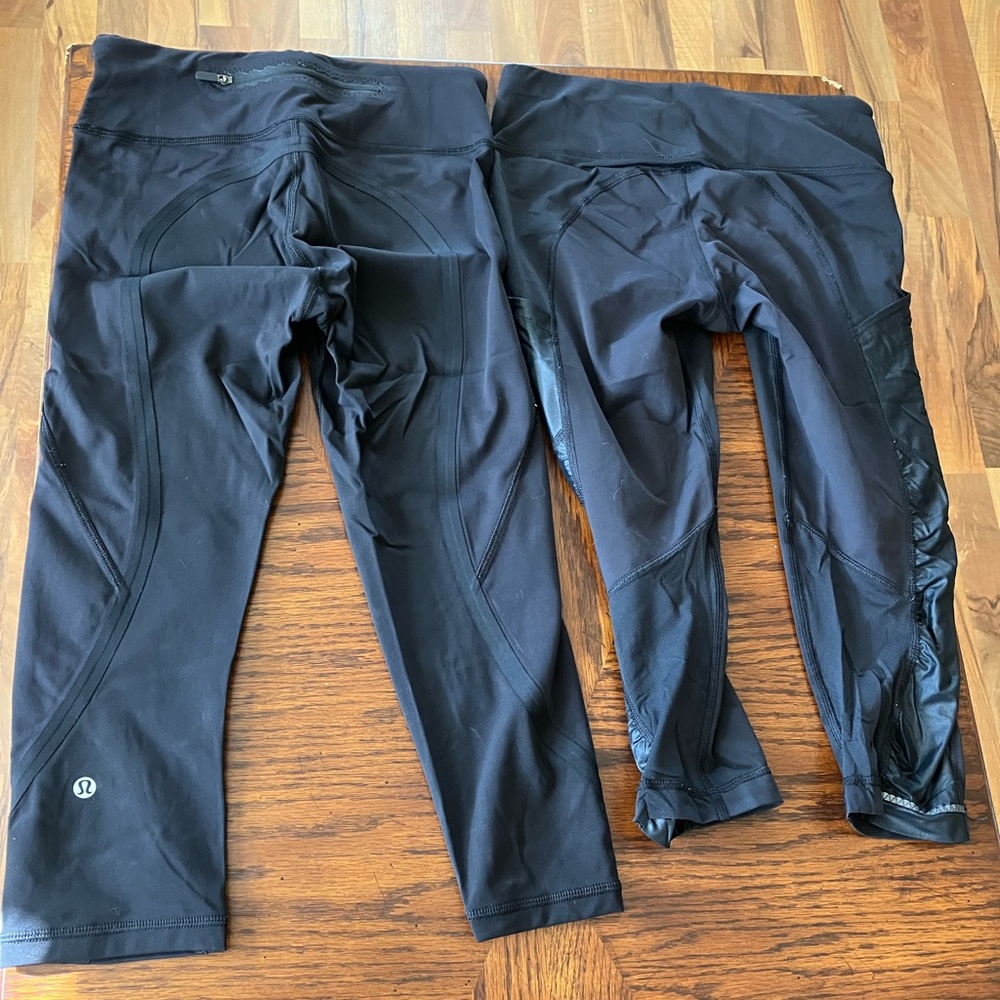 Set of 2 Lululemon Capris $20